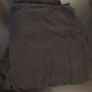 OS solid black Lularoe leggings EUC